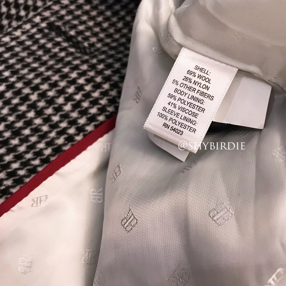 Banana Republic Collarless Houndstooth Wool Coat - Picture 10 of 15